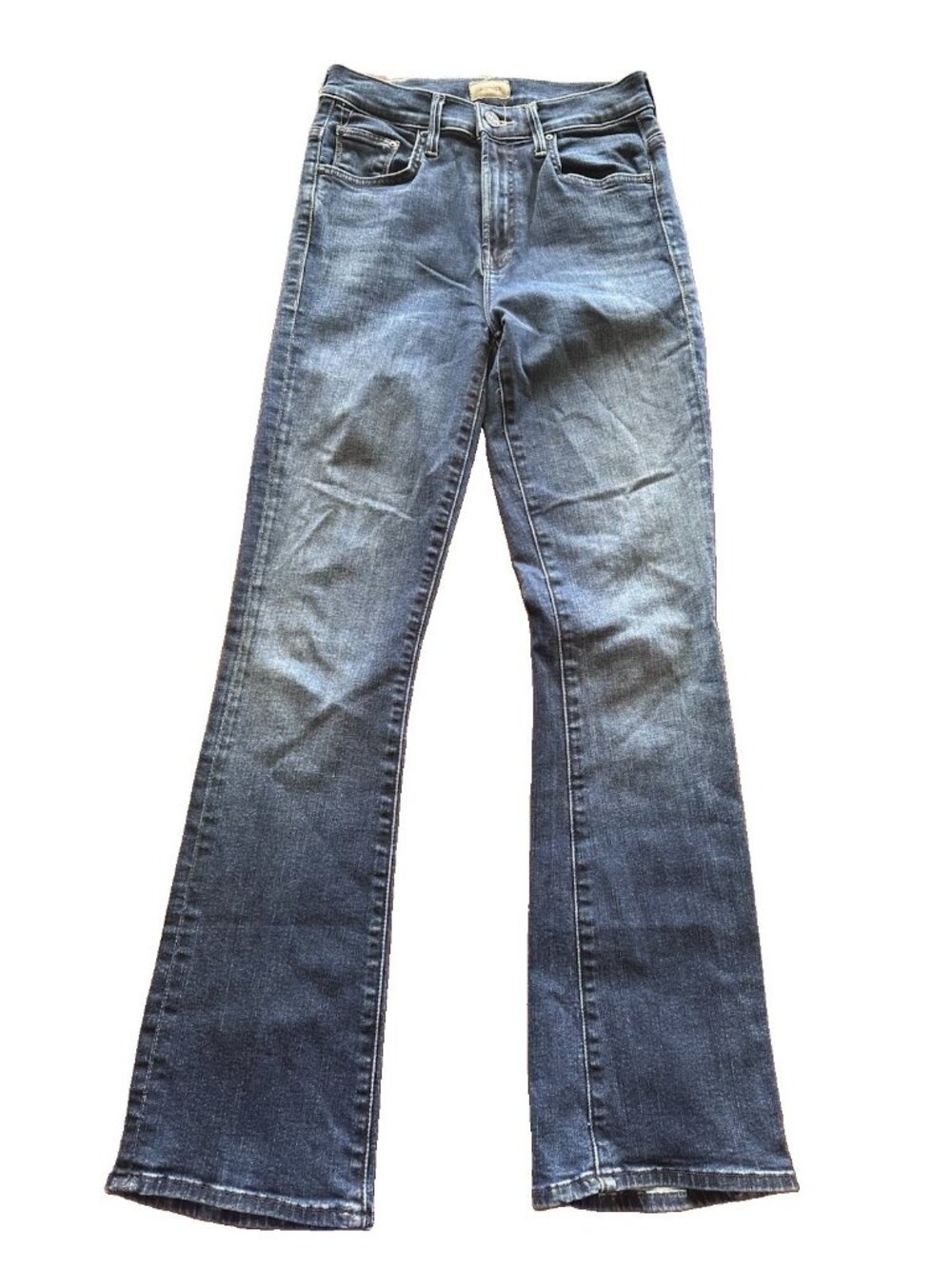 Mother Denim The Insider Ankle Kick Flare Jeans in Heirloom-Size 25